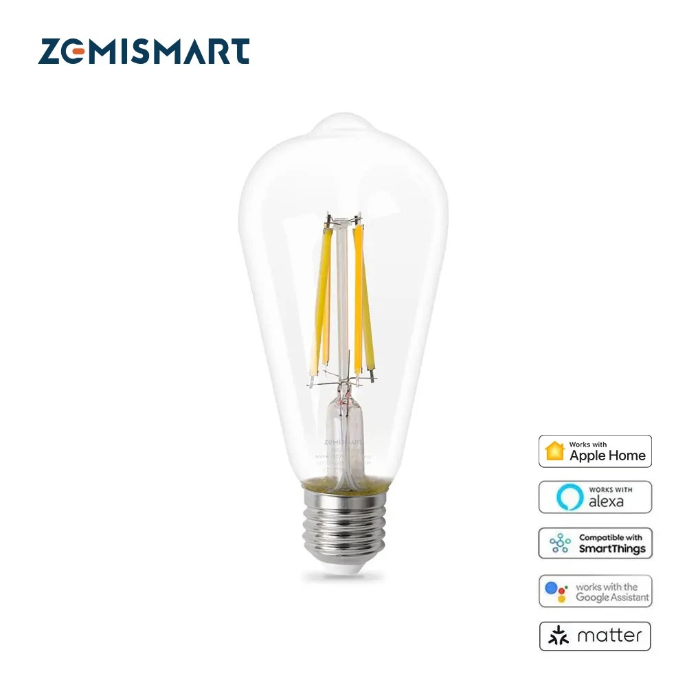 Smart Home Group - Zemismart Matter WiFi Smart Led Filament