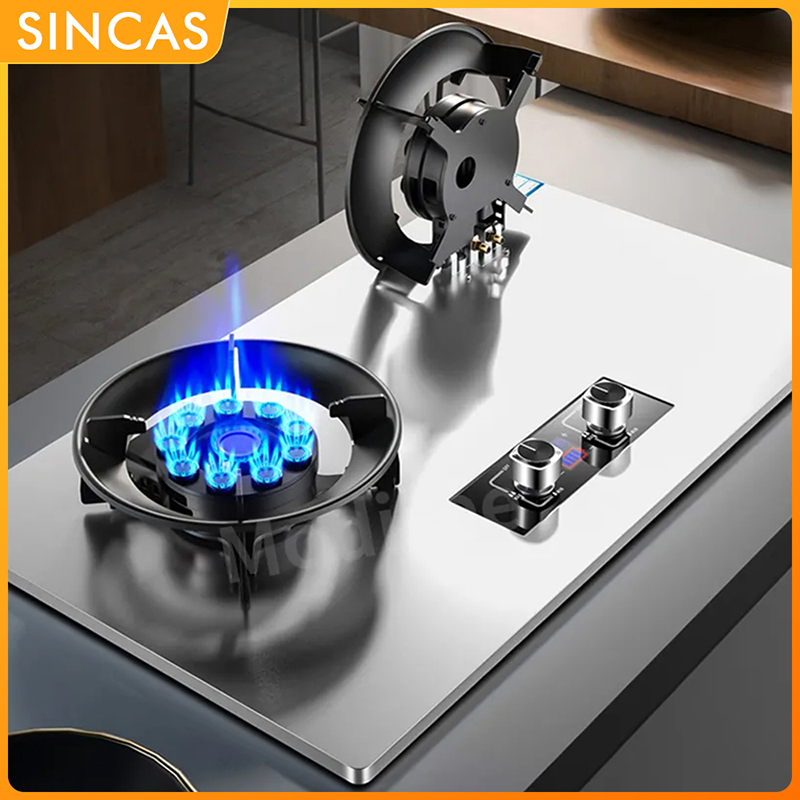 Smart Home Utensils - 8.5Kw Gas Stove Dual Stove Household