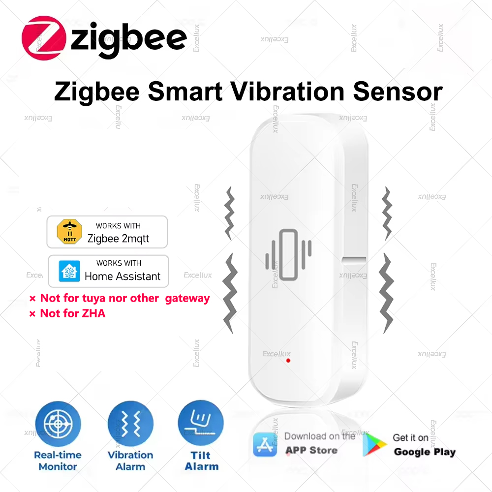Smart Home Monitoring - Zigbee Smart Vibration Sensor Home Security