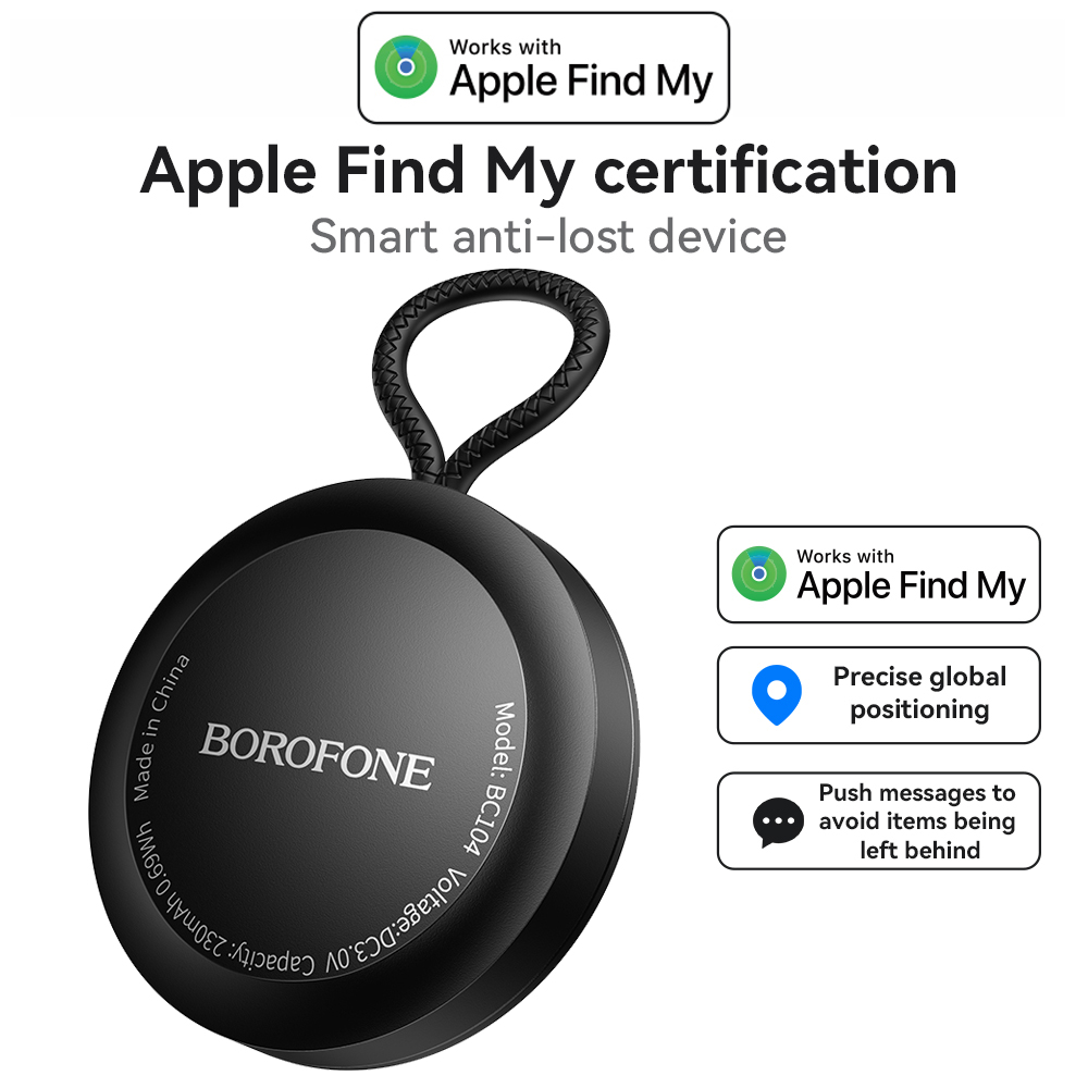 Smart Home Group - BOROFONE BC104 AirTag Bluetooth Tracker Find