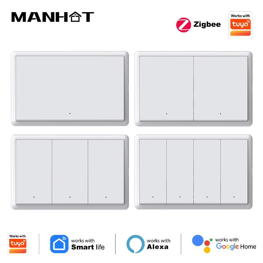 Manhot Smart zigbee Switch No  - Smart Home Zigbee review and price
