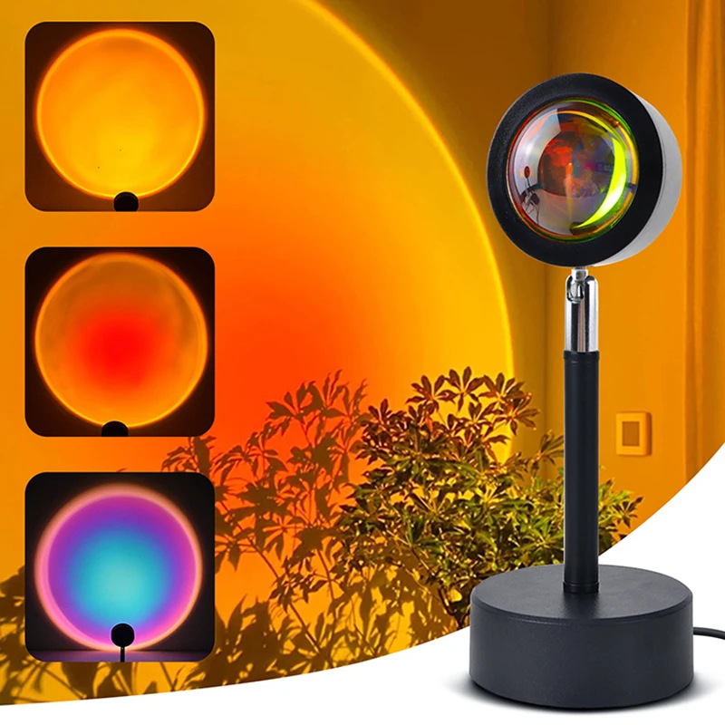 Smart LED Sunset Lamp Colorful - Smart Home Sistem review and price