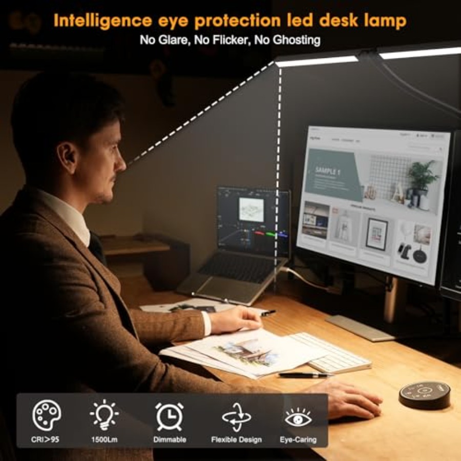 Led Desk Lamp for Office Home  - Smart Home Monitoring review and price