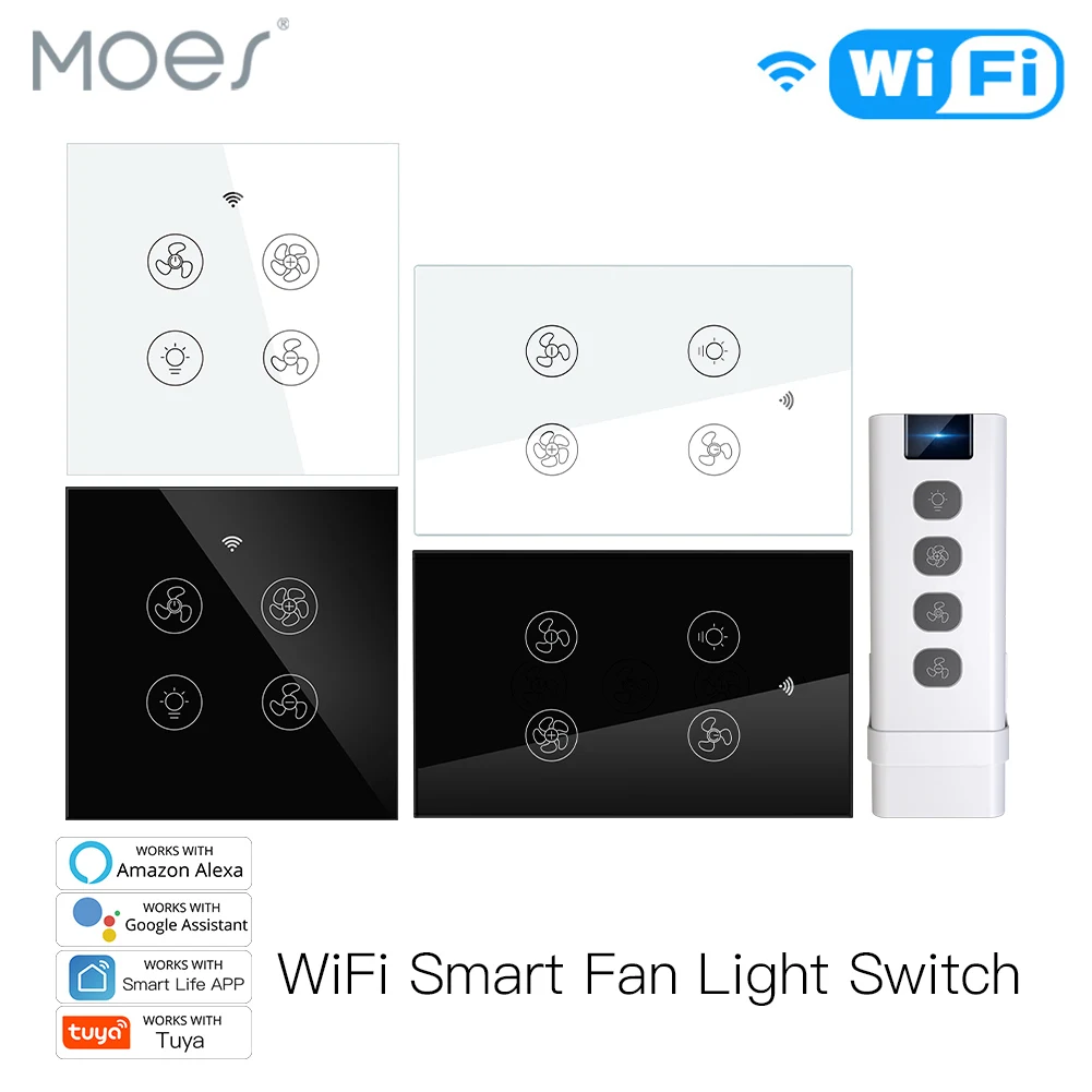 New WiFi RF Smart Ceiling Fan  - Smart Home Ventilation review and price