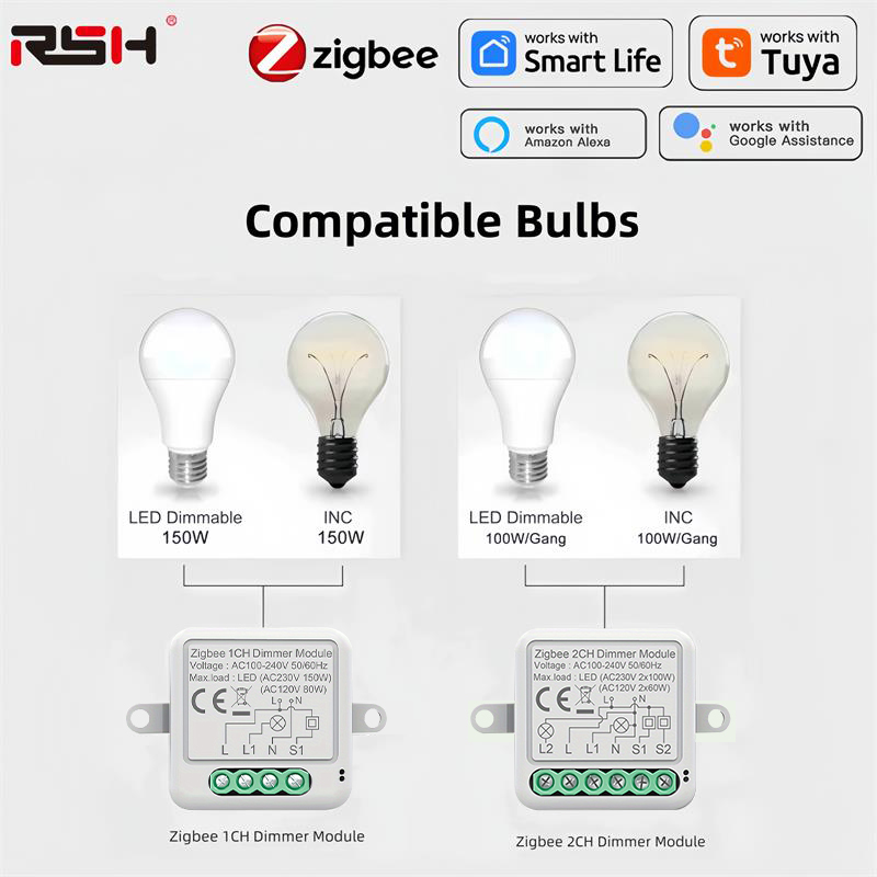 Tuya Zigbee Smart Dimmer Switc - Smart Home Hub 2 review and price