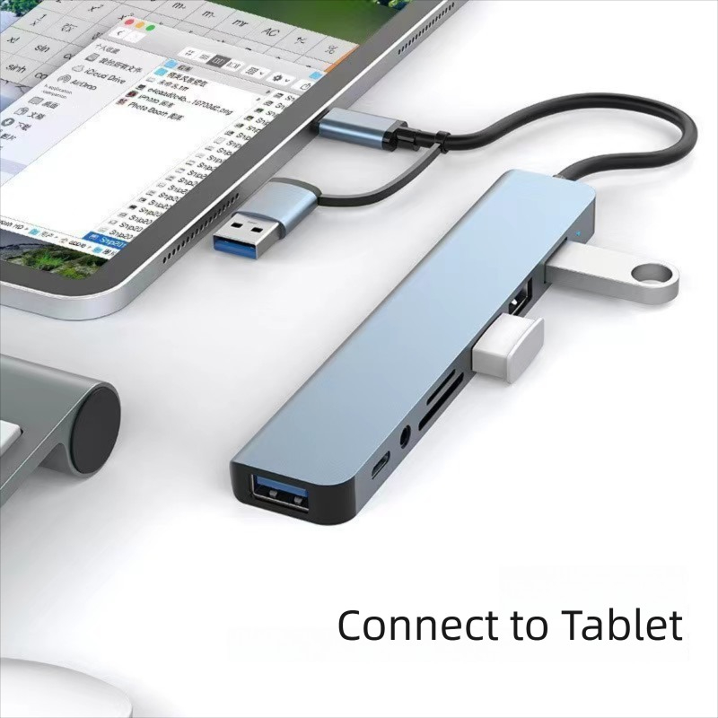 8 in 2 Port USB C Splitter USB - Smart Home Hub 2 review and price