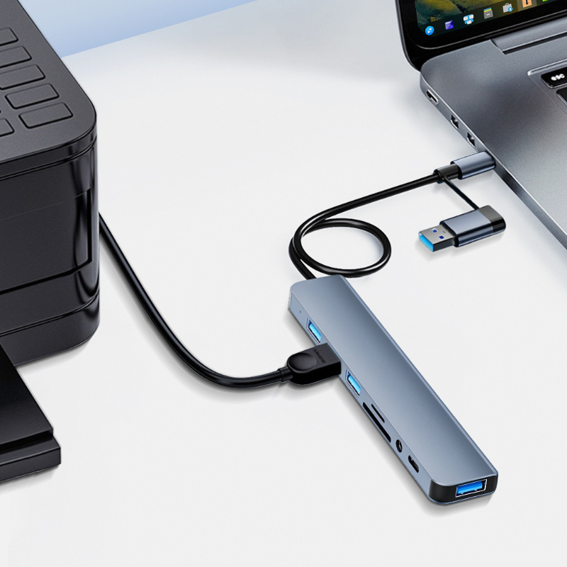8 in 2 Port USB C Splitter USB - Smart Home Hub 2 review and price