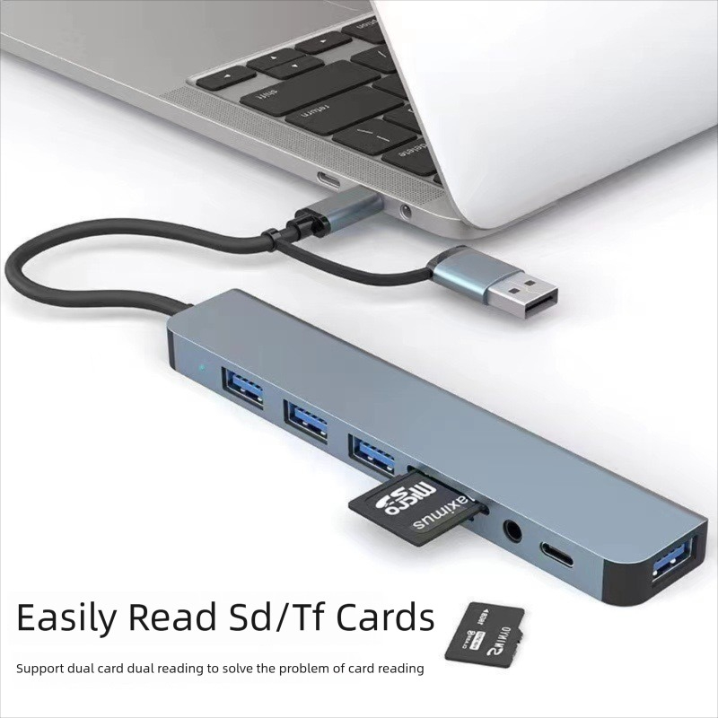 8 in 2 Port USB C Splitter USB - Smart Home Hub 2 review and price