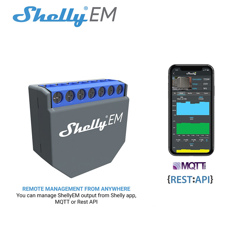 SHELLY EM Wifi Smart Life Cont - Smart Home Control review and price