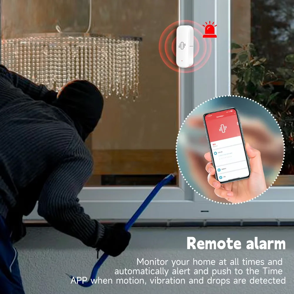 Smart ZigBee Vibration Sensor  - Smart Home Monitoring review and price