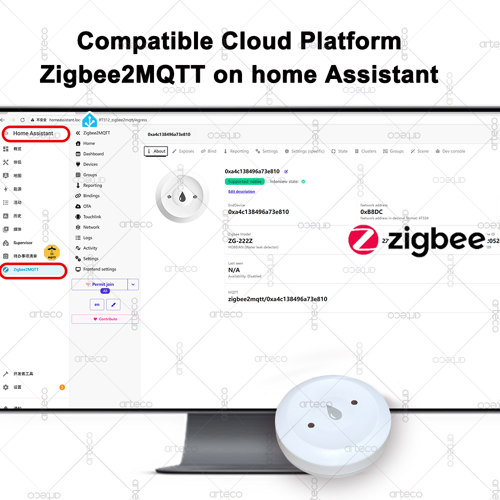 Tuya Smart Zigbee Water Sensor - Smart Home Gateway review and price