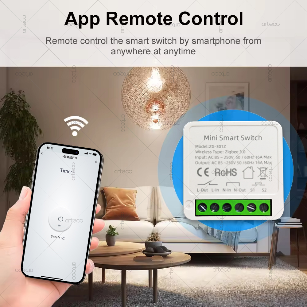 ZigBee 3.0 Smart Mini DIY Swit - Smart Home Hub 2 review and price