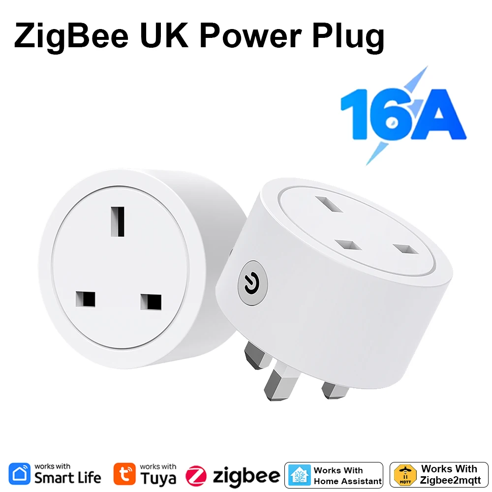 Zigbee Smart Plug 16A UK Socke - Smart Home Monitoring review and price