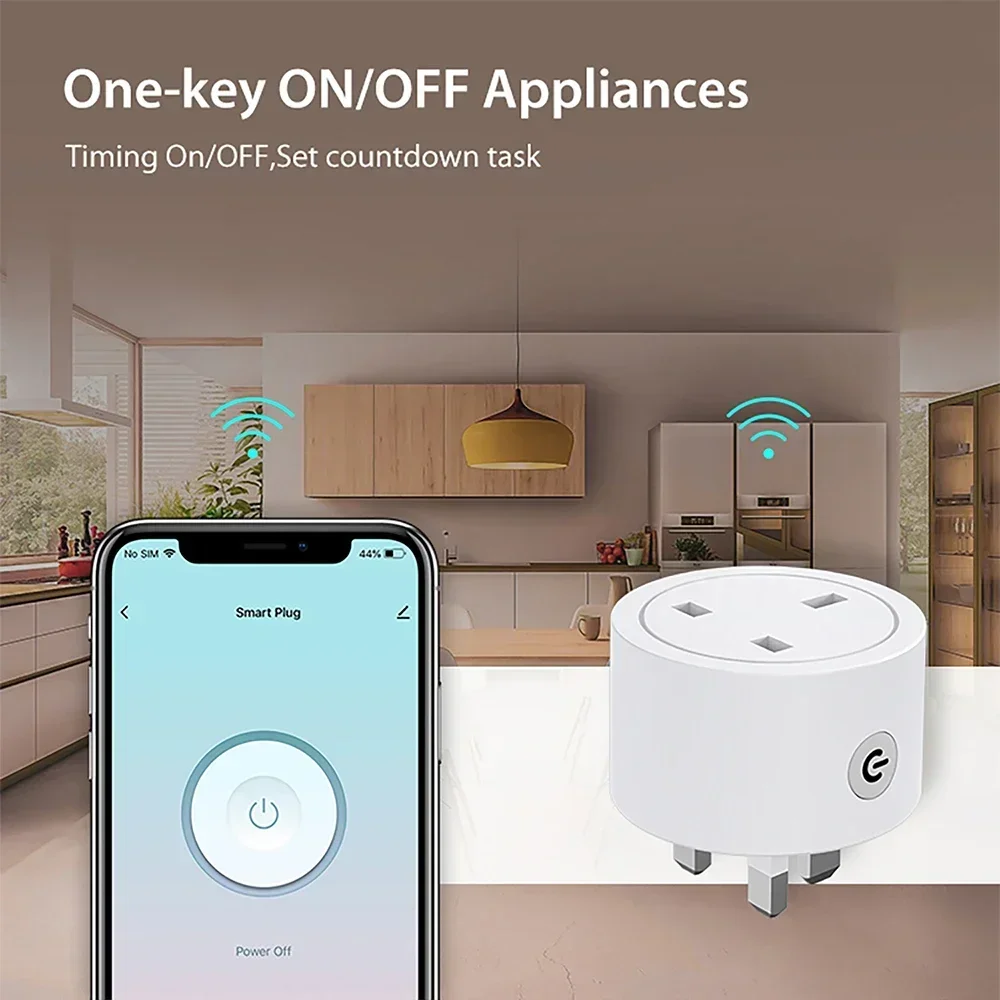 Zigbee Smart Plug 16A UK Socke - Smart Home Monitoring review and price