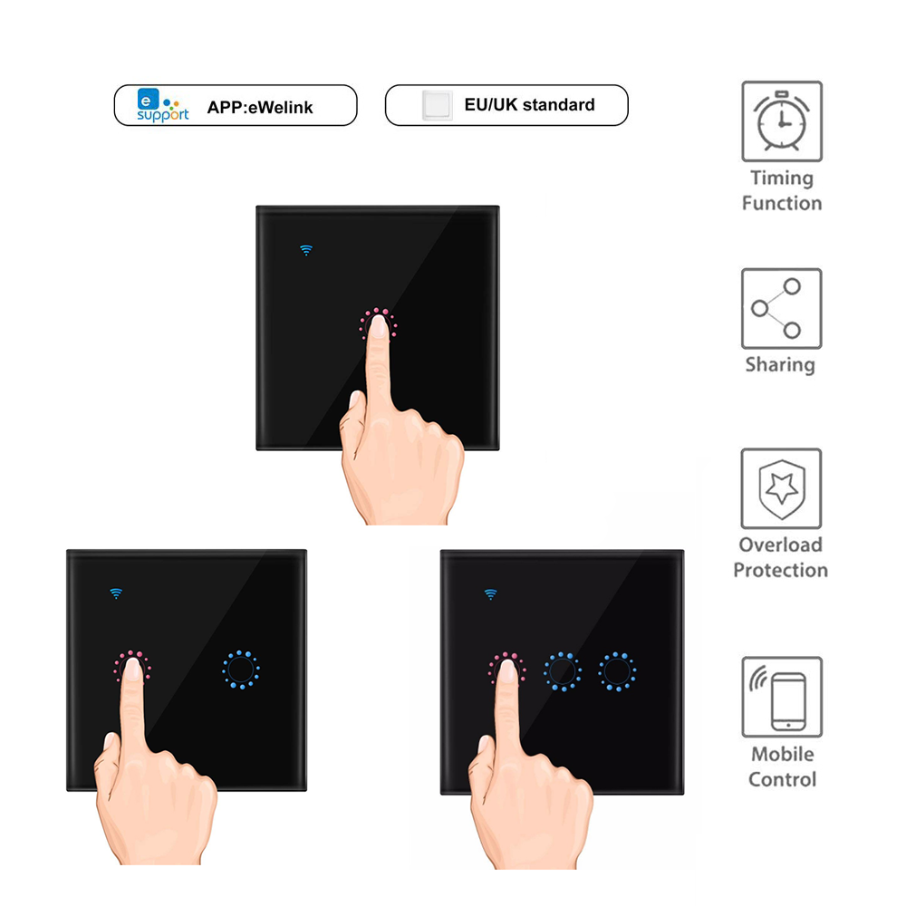 WiFi Smart Switch 10A 2200W/Ga - Smart Home Voice Control review and price