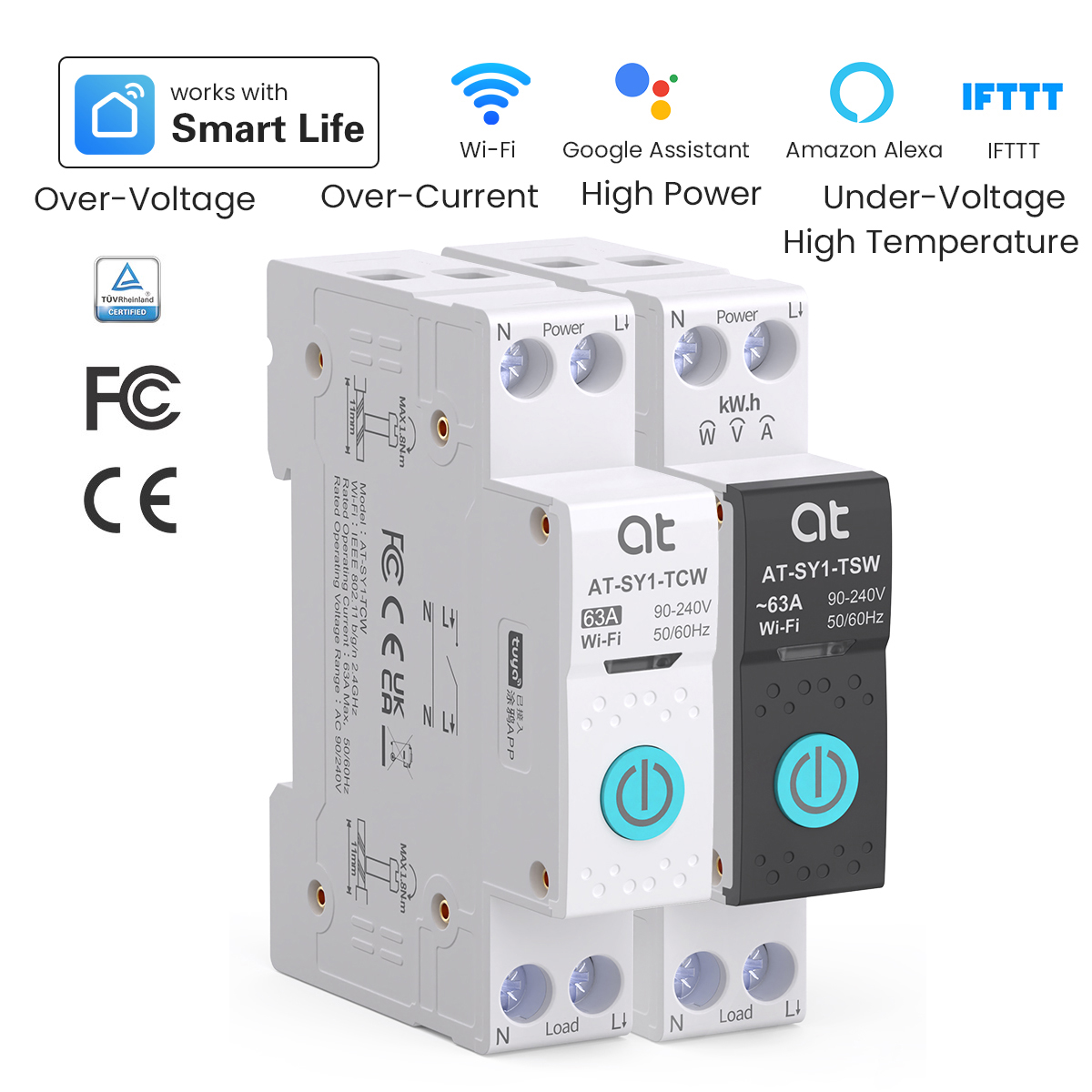 Tuya WiFi Circuit Breaker Smar - Smart Home Voice Control review and price