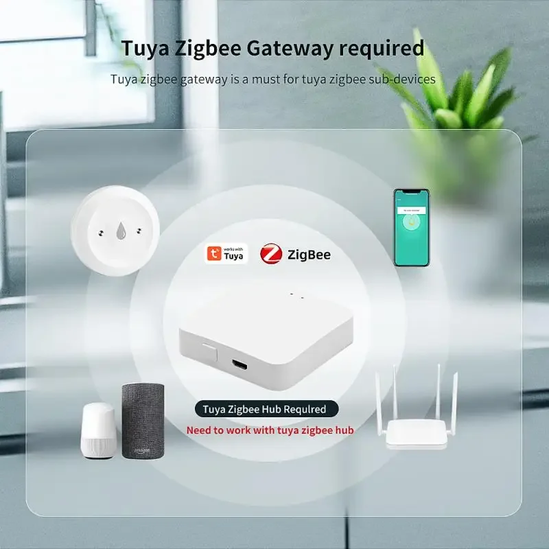 For Tuya Zigbee Smart Water Le - Smart Home Monitoring review and price