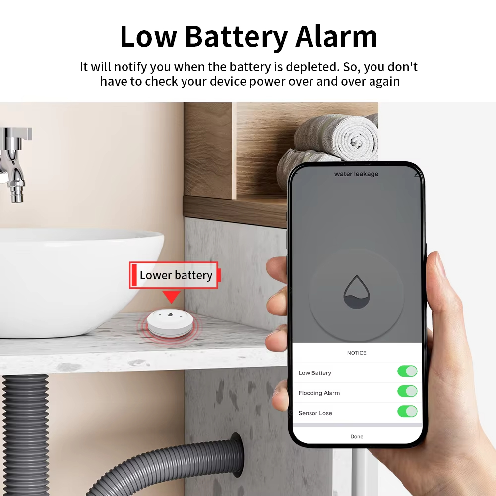 For Tuya Zigbee Smart Water Le - Smart Home Monitoring review and price