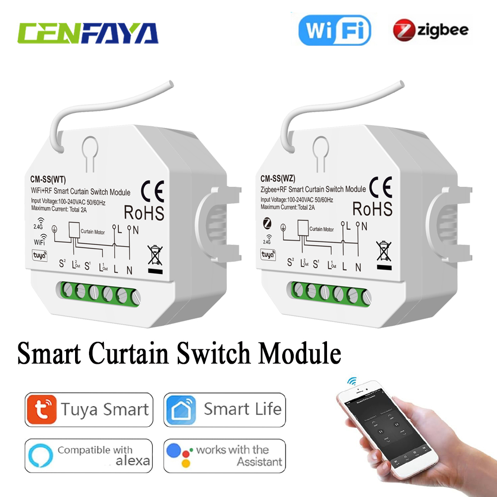 Smart Curtain Switch for Rolle - Smart Home Voice Control review and price