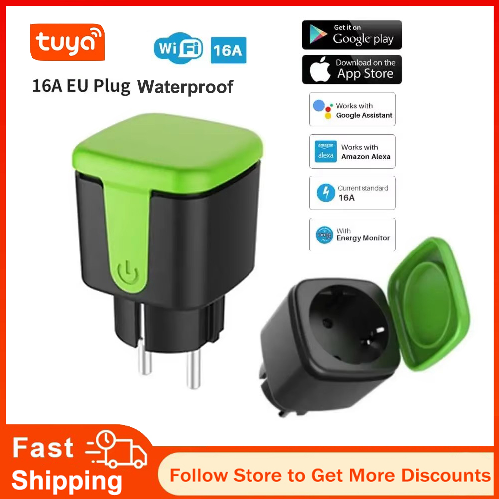 Tuya EU 16A WiFi Smart Waterpr - Smart Home Voice Control review and price