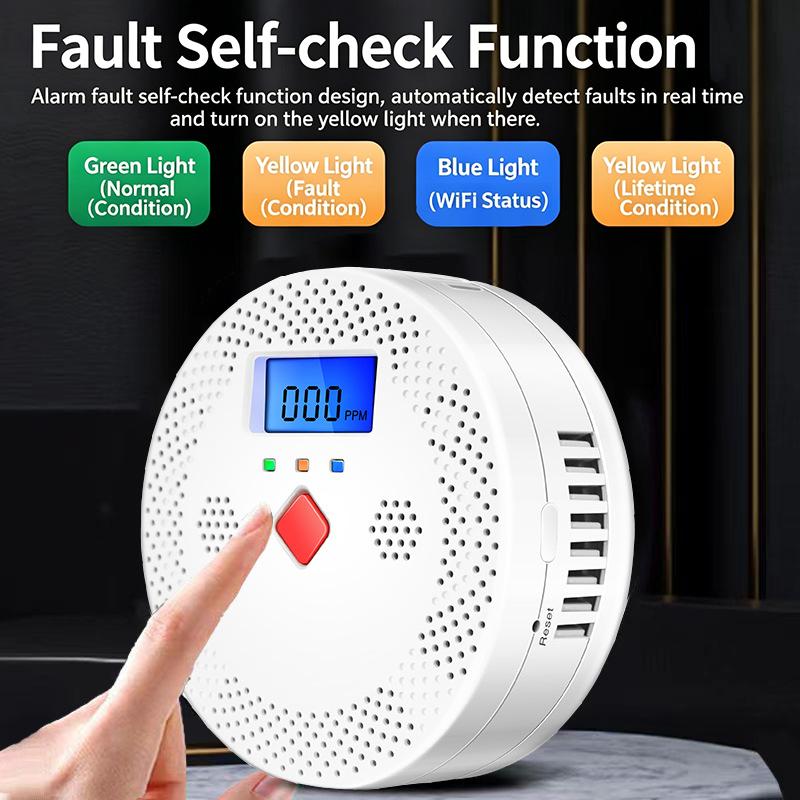 WiFi Smart Carbon Monoxide Det - Smart Home Monitoring review and price