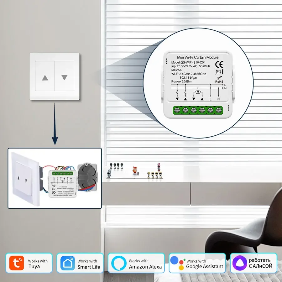 Tuya Smart ZigBee/WiFi Curtain - Smart Home Z Wave review and price