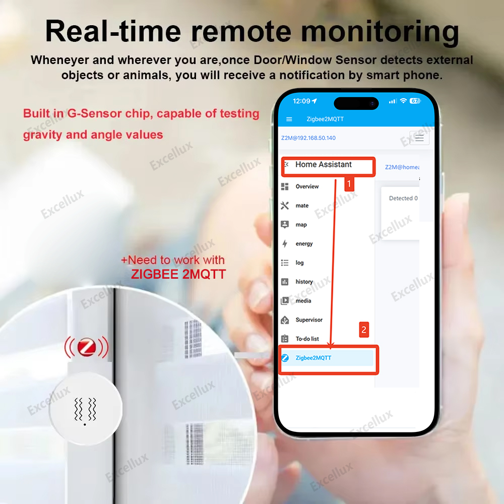 Zigbee 3.0 Smart Vibration Sen - Smart Home Sistem review and price