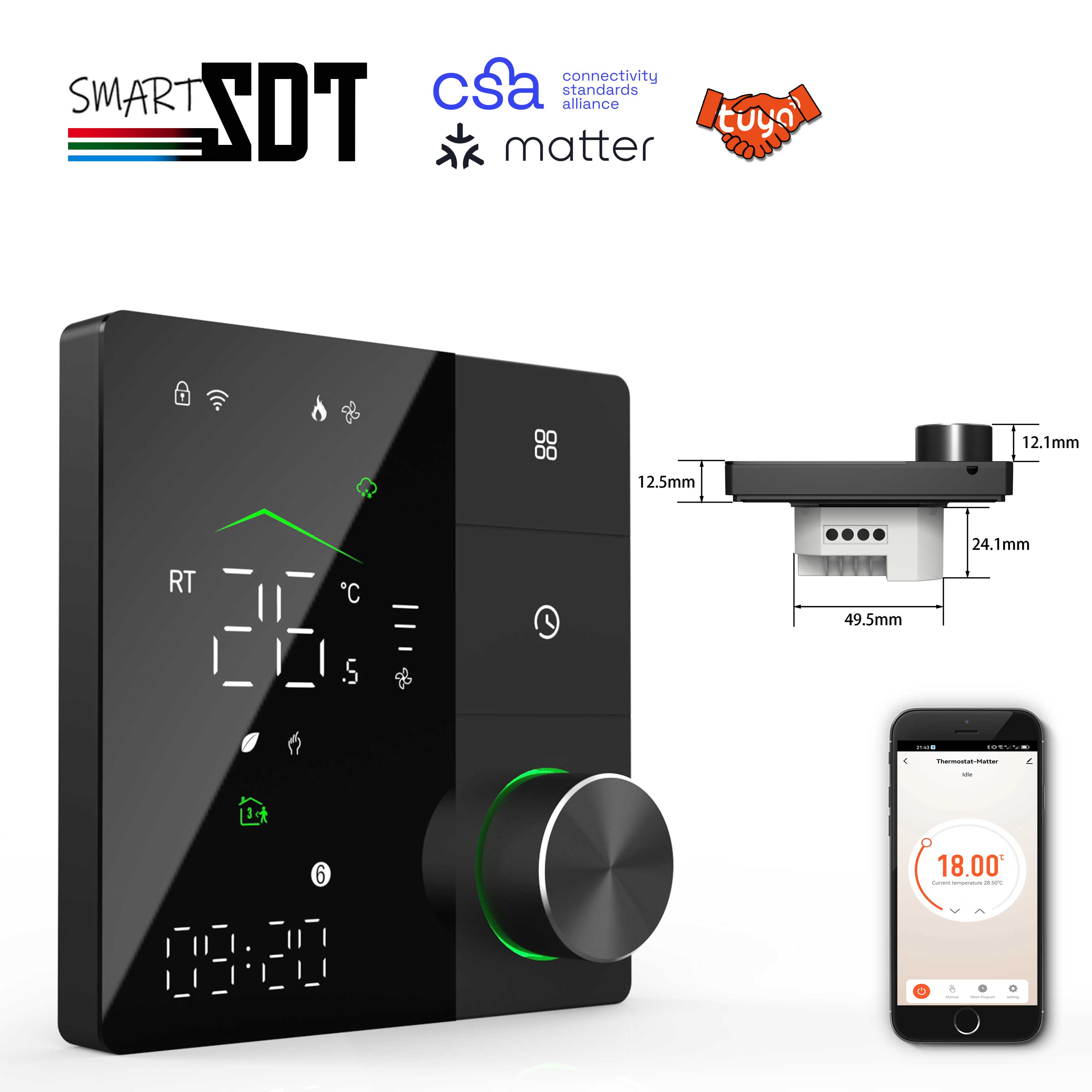 24V 110V 220V Heating Thermost - Smart Home Group review and price