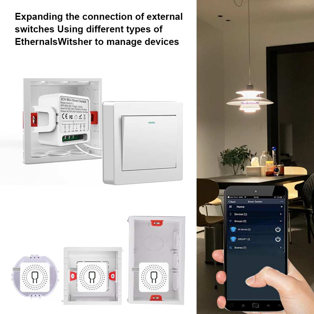 2 Way Tuya Smart Switch 2Gang  - Smart Home Sistem review and price