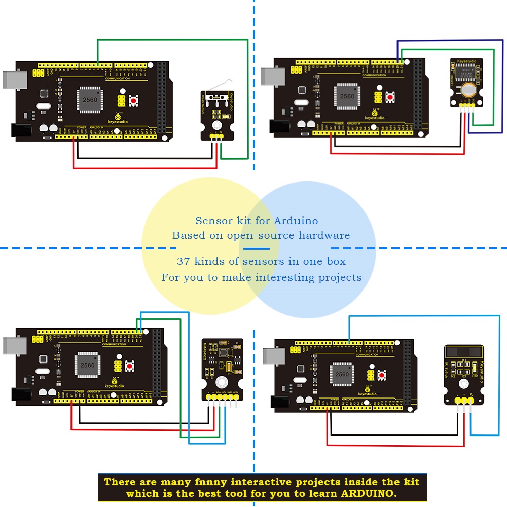 Keyestudio New Sensor Starter  - Smart Home Keyestudio review and price