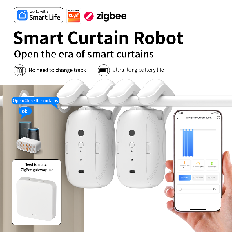 Zigbee Smart Curtain Driver Ro - Smart Home Z Wave review and price
