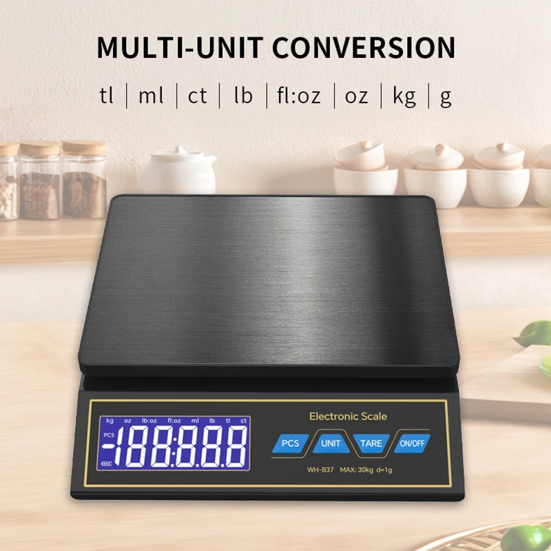 LCD Digital Kitchen Scale 30kg - Smart Home Utensils review and price